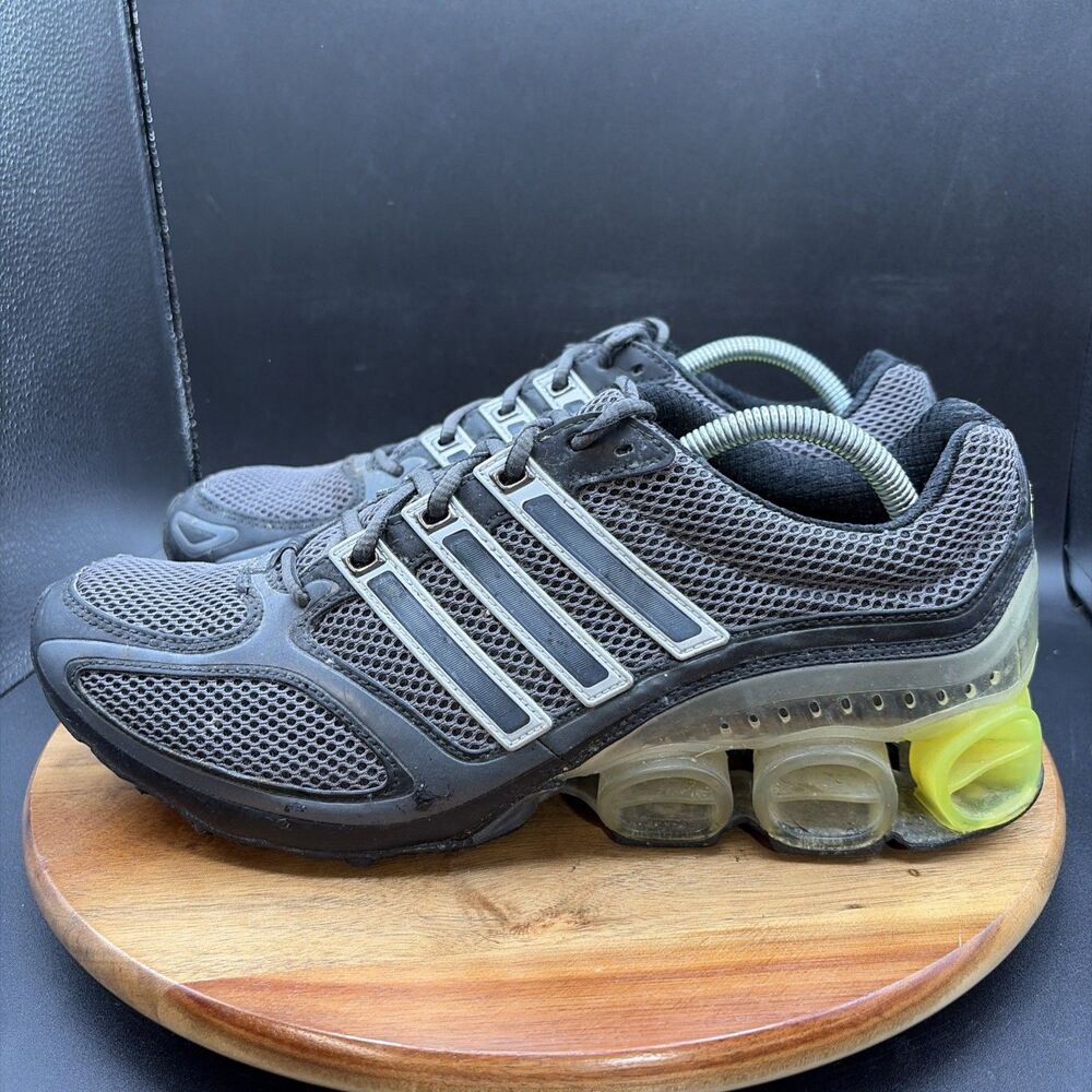 Adidas Megaride Bounce Shox Mens Size 11.5 Shoes Black Gray Sneakers 2008